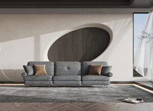homerilla sectional sofa, modular sofa, modern loveseat living room seater sofa with armrest, sleeper bed couch, easy to clean sofa, l-shape sofa, 3-seat sofa, dark grey
