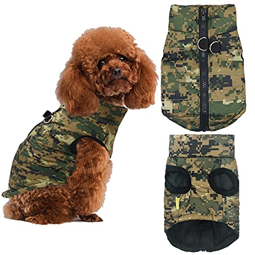 Dogs Sweaters for Extra Large Dogs Fashion Winter Small Dog Jacket Coat Vest Dogs Camouflage Pet Clothes Plain Dog Shirts Bundle