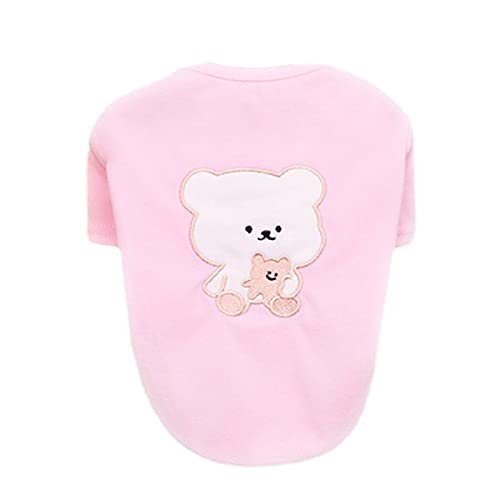 Pet Clothes for Cats for A Girl Dog Early Autumn White Bear Sweater Listed Pet Small and Medium Dogs Casual Cute Clothing