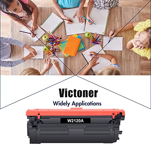 212A Toner Cartridge 4 Pack Compatible Replacement for HP 212A 212X W2120A W2120X for HP Color Enterprise M555dn M554dn M555x MFP M578f M578dn Flow MFP M578c M578z Printer (Black Cyan Yellow Magenta)