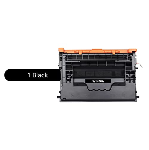 147A Black Toner Cartridge 1-Pack (with Chip) Compatible Replacement for HP 147A 147X W1470A W1470X for HP Laserjet Enterprise M610n M611dn M611x M612dn M612x MFP M634h M635fht M635h Printer Ink