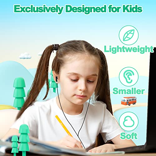 Hongzan 100 Pack Classroom Earbuds Headphones Bulk for School Kids Children, Wholesale Durable Earphones Class Set for Students (100 Black)