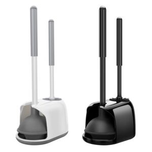 setsail toilet brush and plunger set for bathroom cleaning & setsail toilet brush and plunger set for bathroom cleaning