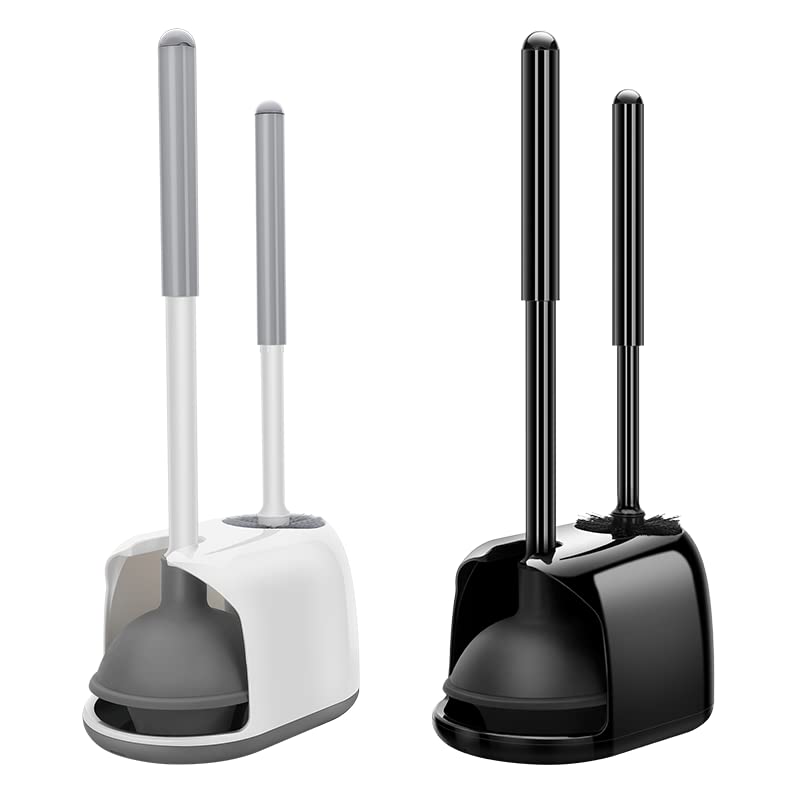 SetSail Toilet Brush and Plunger Set for Bathroom Cleaning & SetSail Toilet Brush and Plunger Set for Bathroom Cleaning