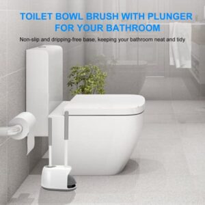 SetSail Toilet Brush and Plunger Set for Bathroom Cleaning & SetSail Toilet Brush and Plunger Set for Bathroom Cleaning