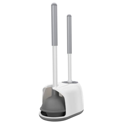 SetSail Toilet Brush and Plunger Set for Bathroom Cleaning & SetSail Toilet Brush and Plunger Set for Bathroom Cleaning