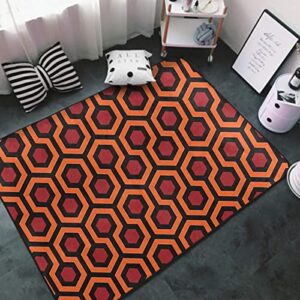 The Shining Overlook Area Rug, Luxury Modern Classic Thick Soft Overlook Hotel Carpet, Non-Slip Carpet Large Floor Mat for Living Room Bedroom Dormitory Home Decor, 5x6ft