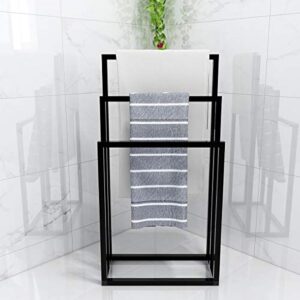 Metal Freestanding Towel Rack 3 Tiers Hand Towel Holder Organizer for Bathroom Accessories