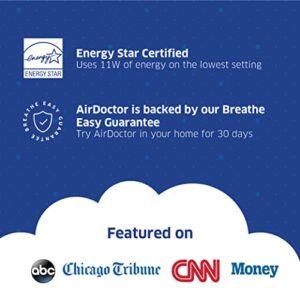 AIRDOCTOR AD1000 4-in-1 Air Purifier | Perfect for Guest Rooms, Kids' Bedrooms and Home Offices | Circulates the Air in 285 sq. ft. 4x/hour