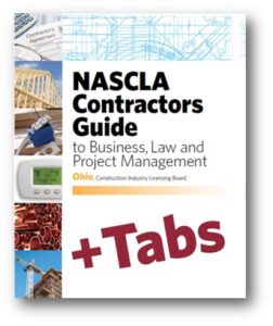 ohio 3rd edition - tabs bundle nascla contractors guide to business, law and project management