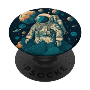 space astronaut and the planets popsockets standard popgrip