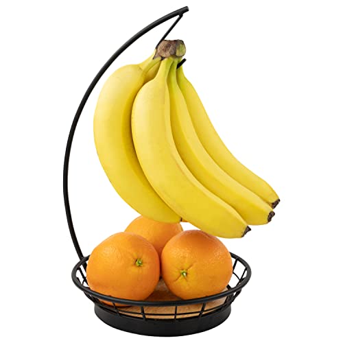 Spectrum Madison Banana Holder for Fresh Fruit Hanging, Storing Fruit on Kitchen Counter, Dining Room Table