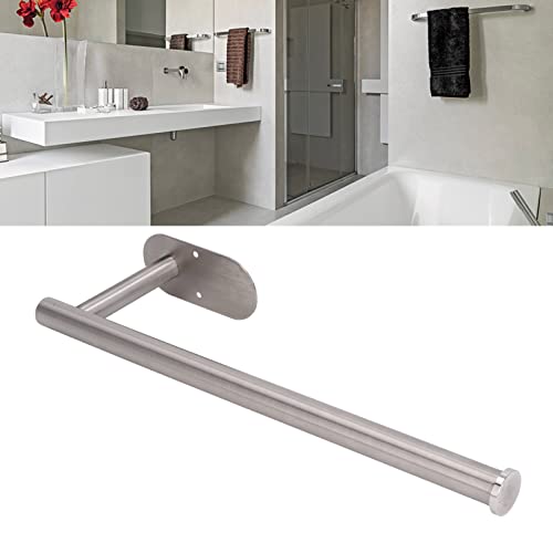 Paper Towel Holder, Paper Towels Roll, Stainless Steel Cling Film Rack, Cling Film Bracket Wall Mounted, for Kitchen Bathroom, Silver