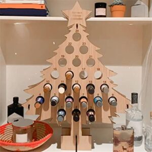 DLOETT Tree Shaped Wine Rack Wooden Bottle Rack Display Rack Party Furniture Wine Rack Wine Set