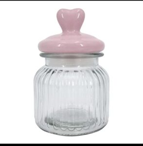 valentines glass container