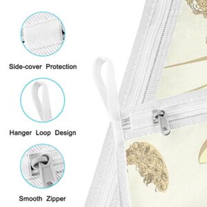 Oyihfvs Vintage Women Shoes High Heels Set of 2 Mesh Laundry Bags, Mesh Storage Bag, Mesh Wash Bag, Travel Laundry Bag with Zipper Hanging Loop for Wash Bra Underwear