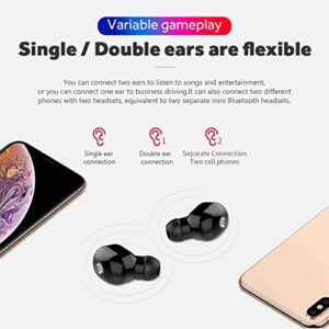 TBIIEXFL Headphones Touch Control with Charging Case Waterproof Stereo Earphones in-Ear Built-in Mic Headset Premium Deep Bass for Sport