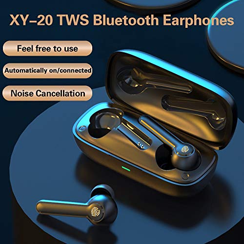 TBIIEXFL 5.0 Earphone 9D Stereo Headphone Earbuds Noise Cancelling Sports Headset with Microphone (Color : D)