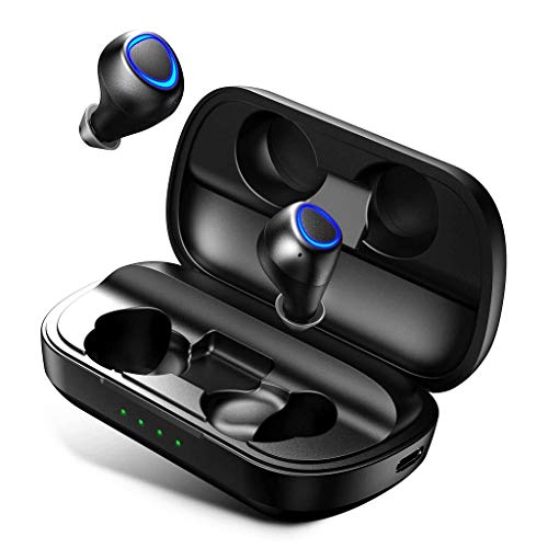 TBIIEXFL Headset Touch Function with Charging Box Stereo Headphones in-Ear Built-in Microphone Headphones Sports Subwoofer