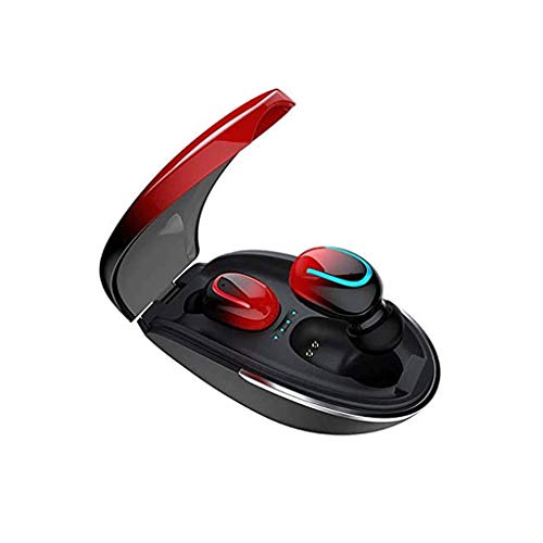 TBIIEXFL Earbuds Headphones Touch Control with Charging Case Waterproof Stereo Earphones in-Ear Built-in Mic Headset Premium Deep Bass or Sport (Color : D)