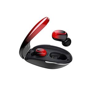 TBIIEXFL Earbuds Headphones Touch Control with Charging Case Waterproof Stereo Earphones in-Ear Built-in Mic Headset Premium Deep Bass or Sport (Color : D)