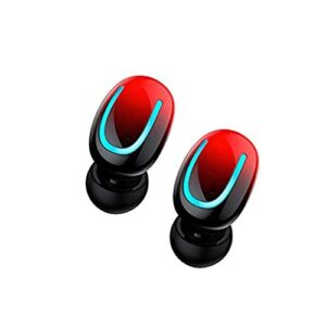 TBIIEXFL Earbuds Headphones Touch Control with Charging Case Waterproof Stereo Earphones in-Ear Built-in Mic Headset Premium Deep Bass or Sport (Color : D)