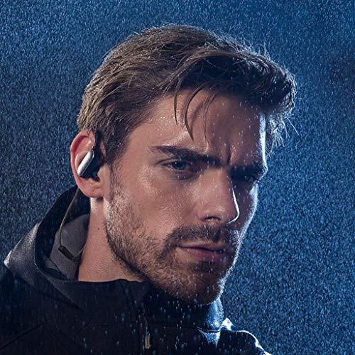 TBIIEXFL Headphones, Magnetic Headphones, in-Ear Sweatproof Headphones with Microphone, Working Hours, Suitable for Sports, Running