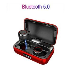 TBIIEXFL Headphones Touch Control with Charging Case Waterproof Stereo Earphones in-Ear Built-in Mic Headset Premium Deep Bass for Sport