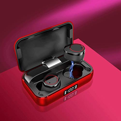 TBIIEXFL Headphones Touch Control with Charging Case Waterproof Stereo Earphones in-Ear Built-in Mic Headset Premium Deep Bass for Sport