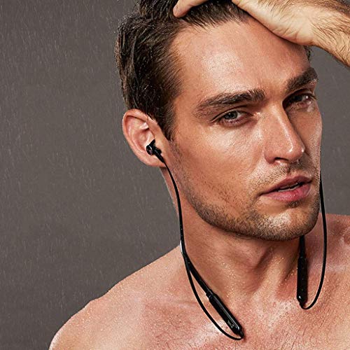 TBIIEXFL Earbuds Magnetic Headset Sport Earphones for Running IPX5 Waterproof Headphones Fidelity Stereo Sound and Noise Cancelling Mic (Color : E)