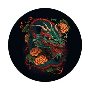 Cool Fantasy Chinese Asian Dragon PopSockets Swappable PopGrip