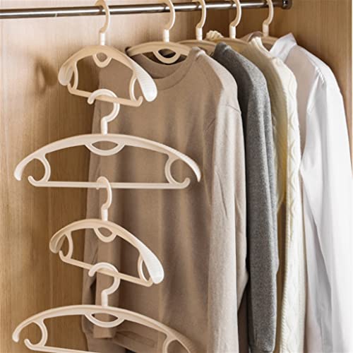 EYHLKM Hanger Portable Plastic Display Stand Windproof Wardrobe Coat Pants Hanger Clothes Storage Rack