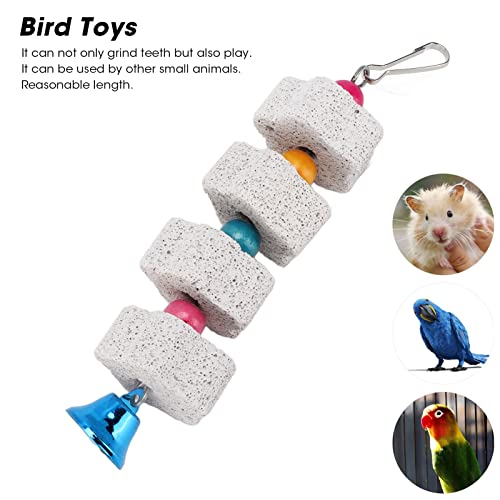 Syuanmuer Bird Chewing Toys, Bird Beak Grinding Stone,Bird Chewing Sticks Toys for Conures Parakeets Cockatiels Lovebirds