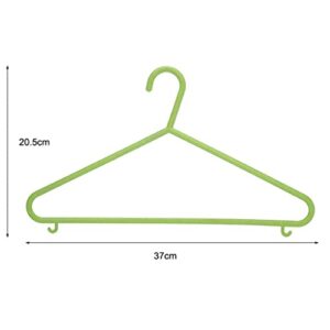 EYHLKM Multifunctional Adult Plastic Hanger Clothes Coat Skirt Hanger Clothes Hanger ( Color : Gray , Size : 37*20.5cm )