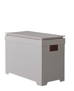 tenma co., ltd. under sink trash can, simple dust box, wide open, 5.3 gal (20 l), gray