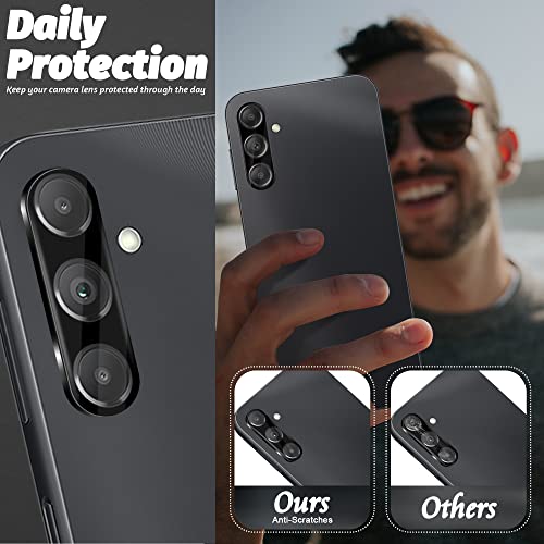 (3 Pack) Orzero Compatible for Samsung Galaxy A14 5G Camera Lens Protector, Tempered Glass 9 Hardness HD Anti-Scratch Bubble-Free (Lifetime Replacement)