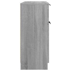 vidaXL Sideboard Gray Sonoma 23.6"x11.8"x27.6" Engineered Wood