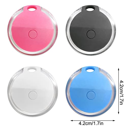 Dog Tracker, Cat Tracker, Mini Dog Tracking Device Locator Round Portable Bluetooth Intelligent Anti-Lost Device for Luggages/Kid/Pet Bluetooth Alarms