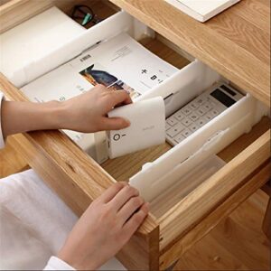 TJLSS Retractable Adjustable Stretch Plastic Drawer Divider Organizer Storage Partition Board Multi-Purpose Diy Home Office ( Color : E )
