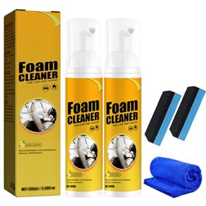 car magic foam cleaner, 2023 new magic foam cleaner for car, multifunctional car magic foam cleaner (2pcs,30ml)