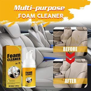 Car Magic Foam Cleaner, 2023 New Magic Foam Cleaner for Car, Multifunctional Car Magic Foam Cleaner (2PCS,30ML)