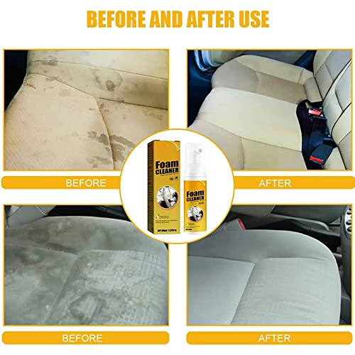 Car Magic Foam Cleaner, 2023 New Magic Foam Cleaner for Car, Multifunctional Car Magic Foam Cleaner (2PCS,30ML)