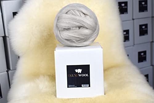 Roving Wool/Tops wool/100% Wool (Brown Corriedale)