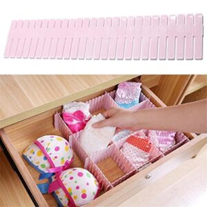 TJLSS Adjustable Plastic Drawer Divider DIY Storage Shelves Household Free Combination Partition Board Space-saving Division Tools ( Color : D )