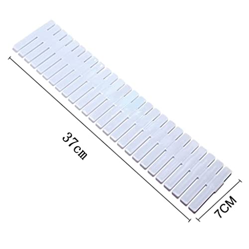 TJLSS Adjustable Plastic Drawer Divider DIY Storage Shelves Household Free Combination Partition Board Space-saving Division Tools ( Color : D )