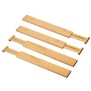 tjlss 4pcs kitchen home partition board organization retractable stretch adjustable free separation office drawer dividers diy storage