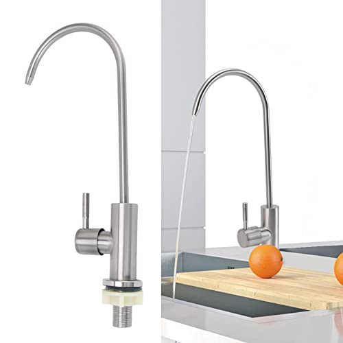 VTOSEN Kitchen Water Filter Purifier Faucet 304 Stainless Steel 360° Rotation Thickened Water Filtration Faucet for Kitchen Living Room