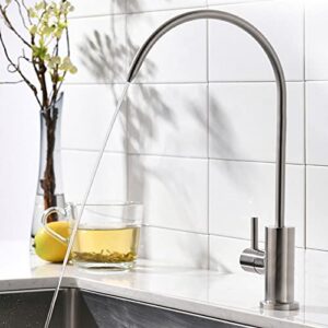 VTOSEN Kitchen Water Filter Purifier Faucet 304 Stainless Steel 360° Rotation Thickened Water Filtration Faucet for Kitchen Living Room