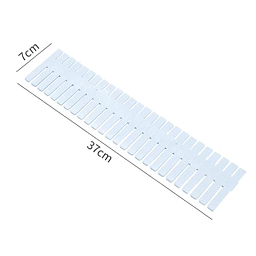 TJLSS Adjustable Plastic Drawer Divider DIY Storage Shelves Household Free Combination Partition Board Space-saving Division Tools ( Color : D )