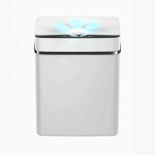 CZDYUF 15L Intelligent Trash Can Automatic Sensor Dustbin Smart Sensor Electric Waste Bin Home Rubbish Can for Kitchen Bathroom Garbage ( Color : E )